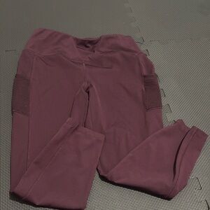 CALIA by Carrie Underwood Burgundy Leggings